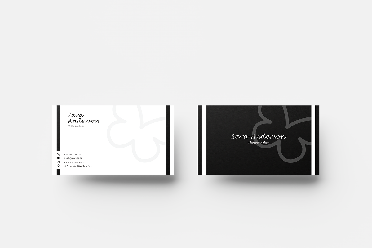Business Card-Butterfly in Business Card Templates - product preview 8