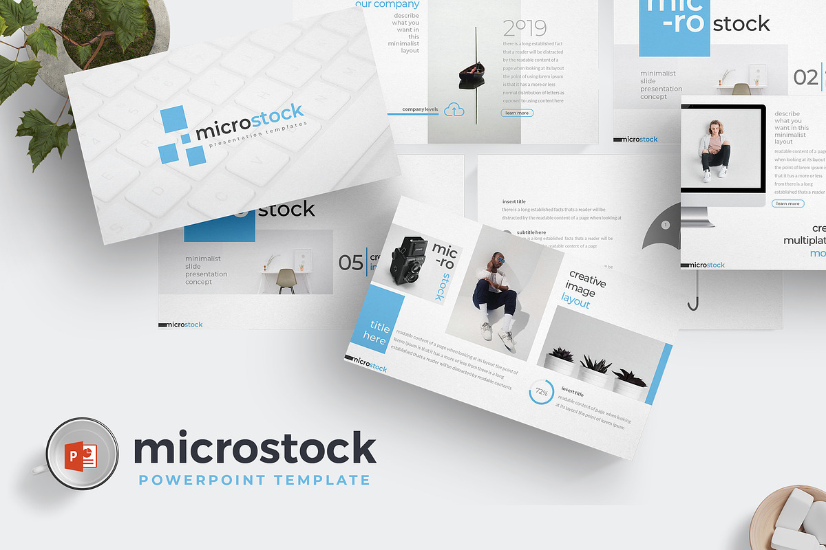 Microstock - Powerpoint Template in PowerPoint Templates - product preview 8