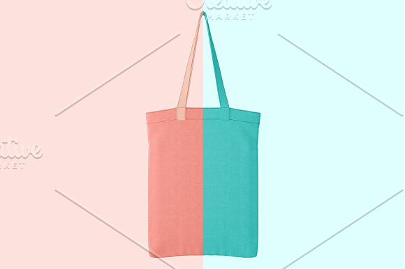 Canvas bag. PSD object mockup. in Product Mockups - product preview 5