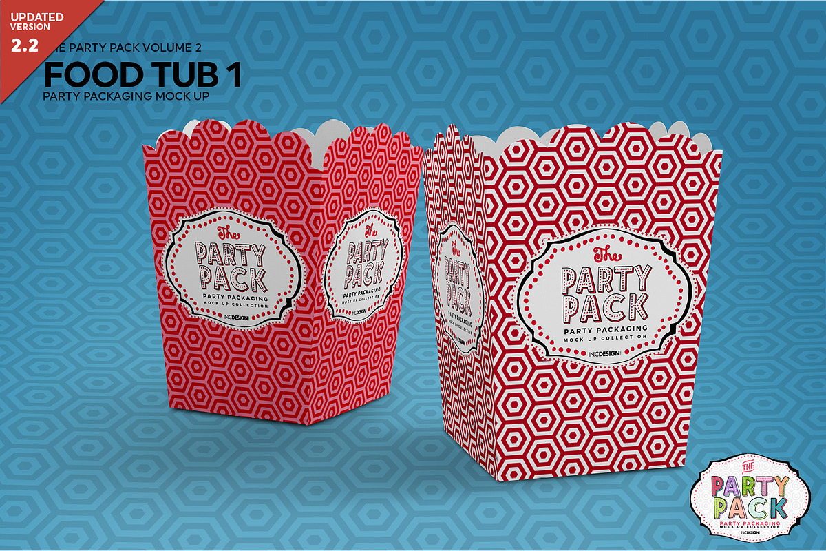 Food Tub 1 Packaging Mockup in Branding Mockups - product preview 8