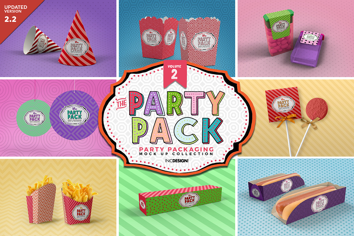 Vol.2 Party Packaging MockUps in Branding Mockups - product preview 8