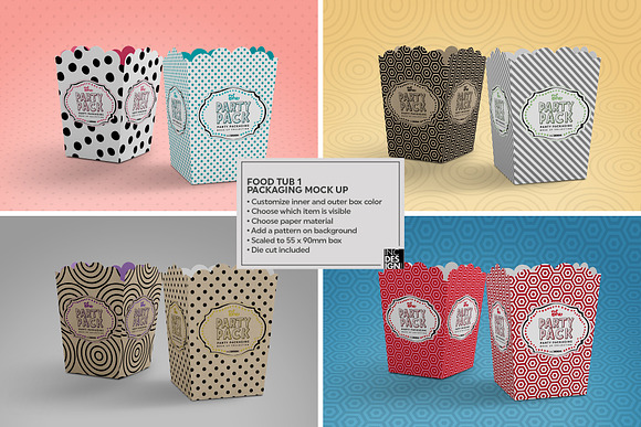 Vol.2 Party Packaging MockUps in Branding Mockups - product preview 4