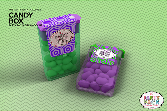 Candy Container Packaging Mockup in Branding Mockups - product preview 2