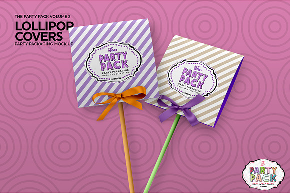 Lollipop Cover Packaging Mockup in Branding Mockups - product preview 2