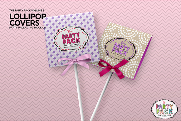 Lollipop Cover Packaging Mockup in Branding Mockups - product preview 4