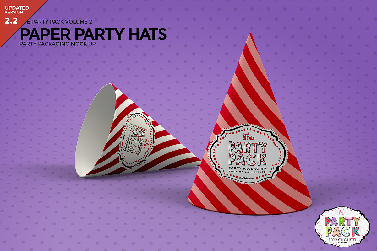Paper Party Hat Mockup in Branding Mockups - product preview 8