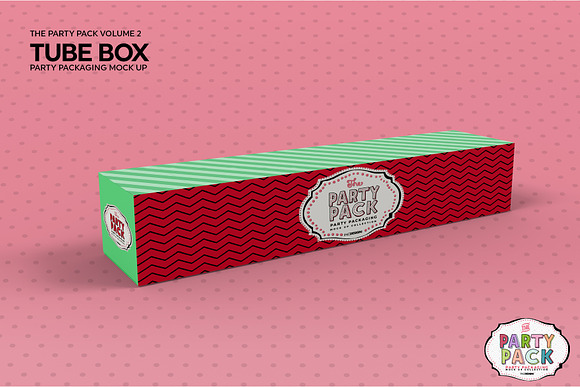 Tube Box Packaging Mockup in Branding Mockups - product preview 2