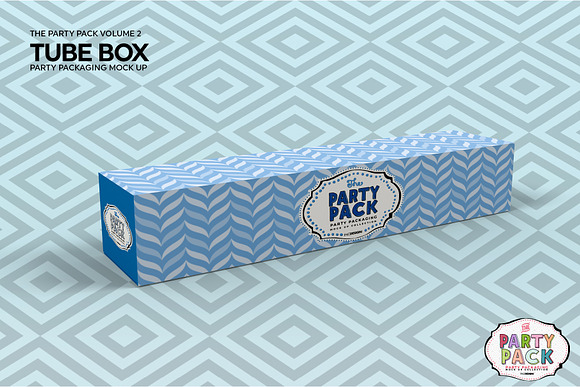 Tube Box Packaging Mockup in Branding Mockups - product preview 4