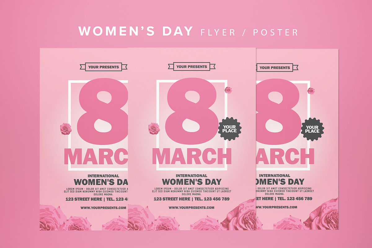 International Women's Day in Flyer Templates - product preview 8