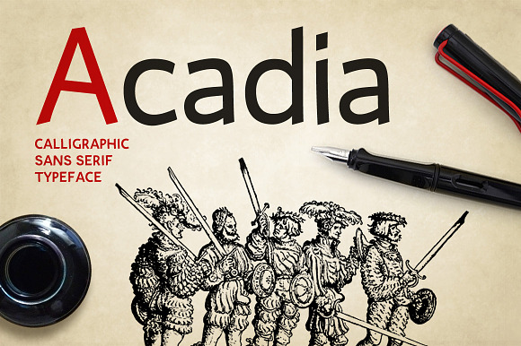 Acadia typeface in Sans-Serif Fonts - product preview 2