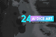 24 AI Dice Art Photoshop Actions