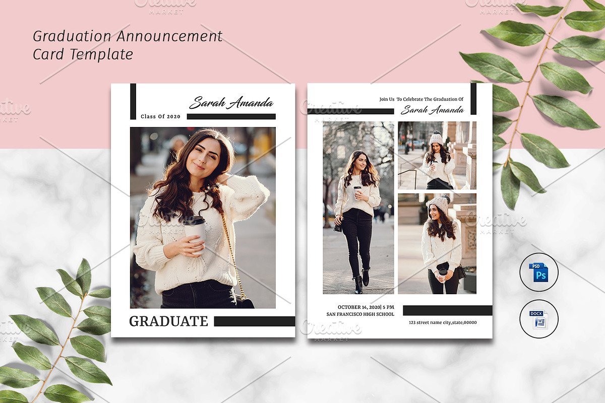 Graduation Announcement - V973 in Card Templates - product preview 8