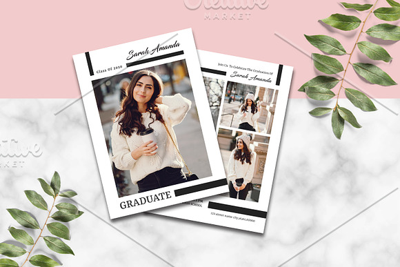 Graduation Announcement - V973 in Card Templates - product preview 3