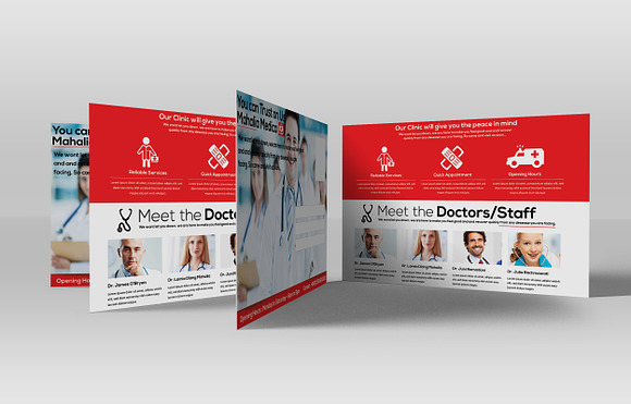 Medica Health Center PostCard in Postcard Templates - product preview 2