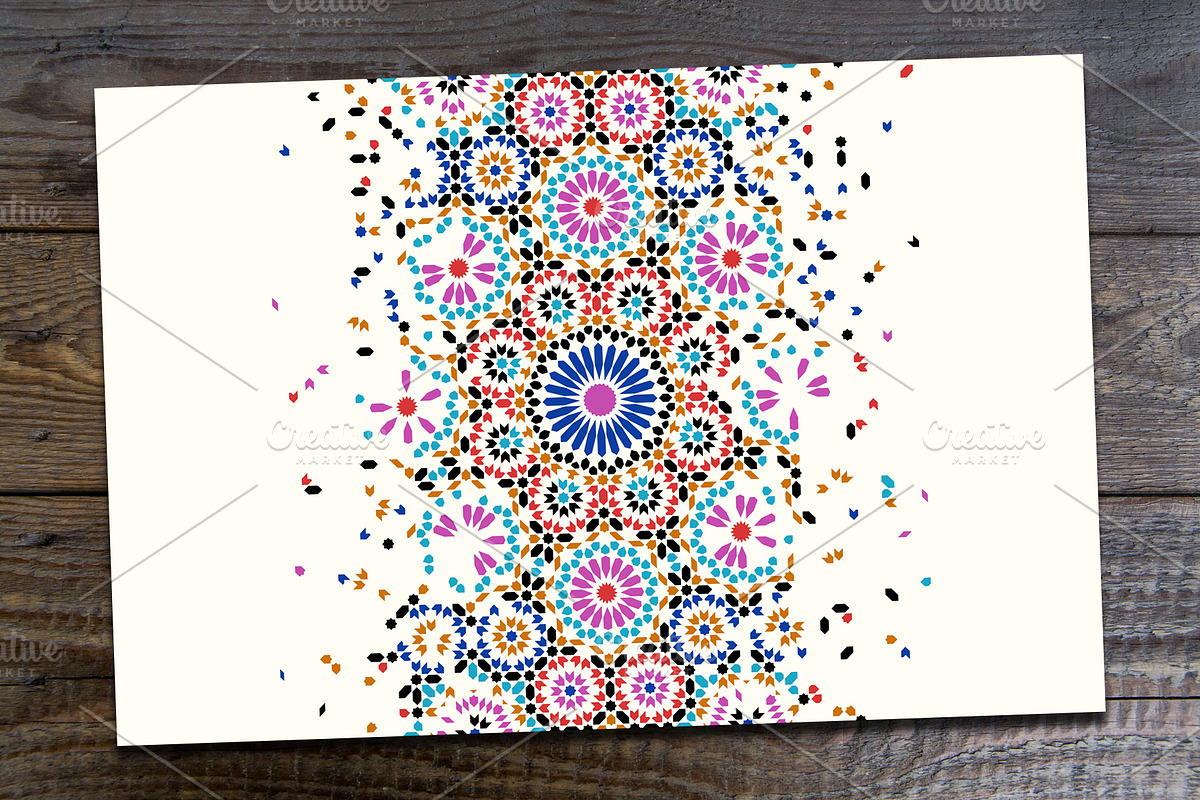 Morocco Disintegration Template in Card Templates - product preview 8