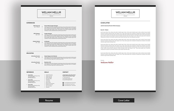 Minimal Resume/CV in Resume Templates - product preview 1