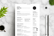 Resume / CV | Minimal Black White