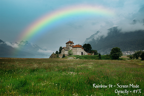 Rainbow Natural Light Overlays in Photoshop Layer Styles - product preview 3