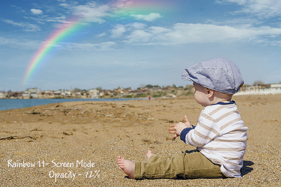 Rainbow Natural Light Overlays in Photoshop Layer Styles - product preview 4