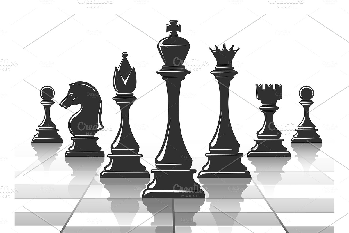 Chess strategy concept in Objects - product preview 8