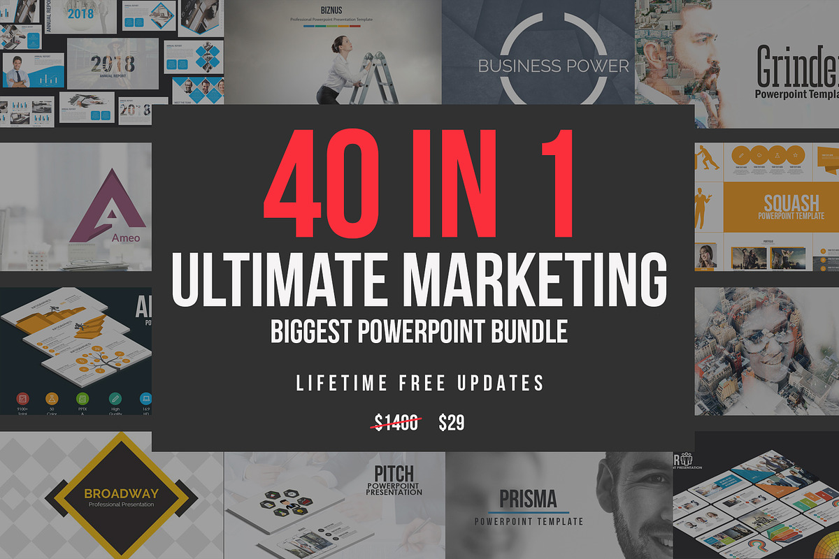 Modern Bundle - 40 Presentations in Presentation Templates - product preview 8