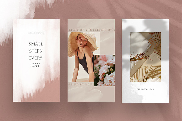 Besotted templates PS & Canva in Instagram Templates - product preview 4