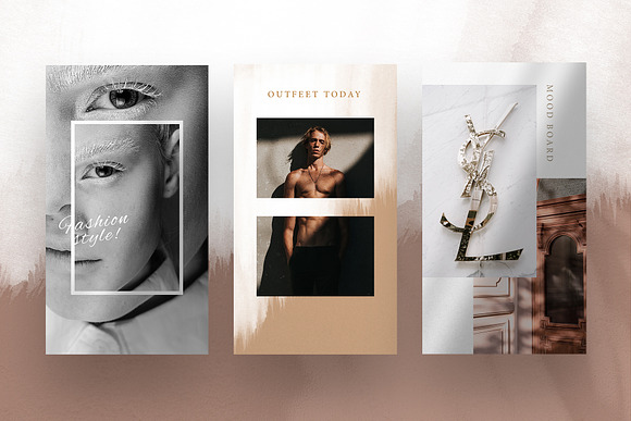 Besotted templates PS & Canva in Instagram Templates - product preview 5