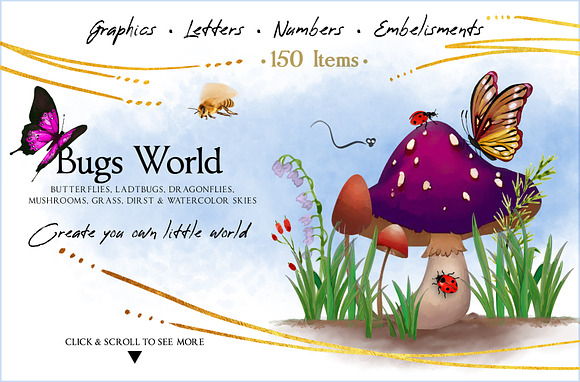 Bugs World Collection in Illustrations - product preview 3
