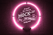 ANIMATED Logo Mock-Up | Neon Ring
