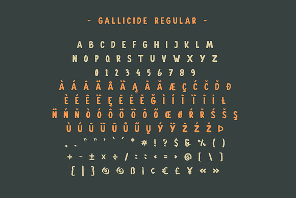 Gallicide With Extras in Icon Fonts - product preview 3