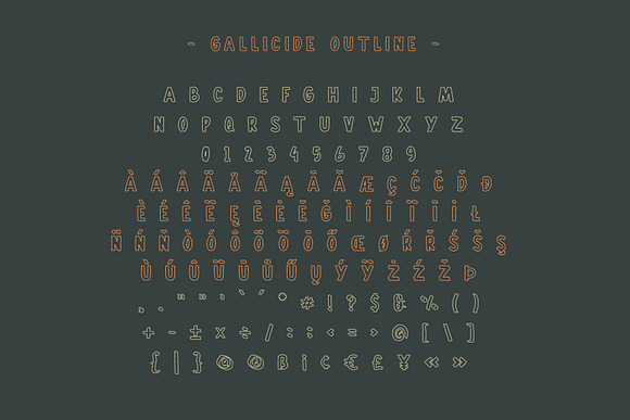 Gallicide With Extras in Icon Fonts - product preview 5
