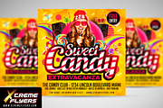 Candy Party Flyer Template