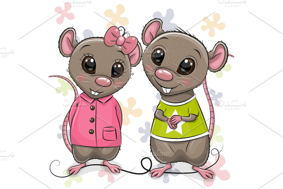Two Cartoon Rats in Illustrations - product preview 8