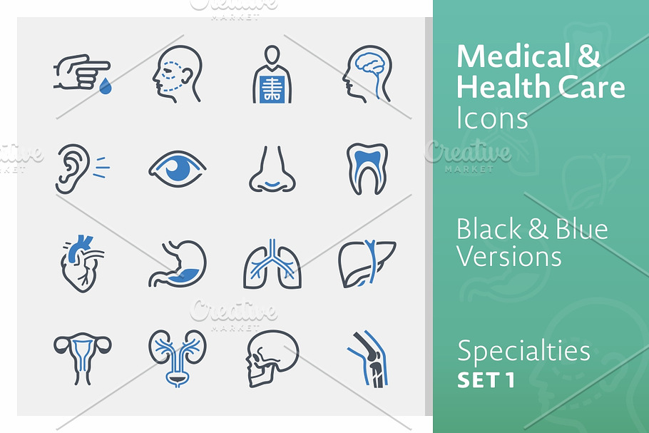 Medical Specialties Icons - Set 1 in Health Icons - product preview 8