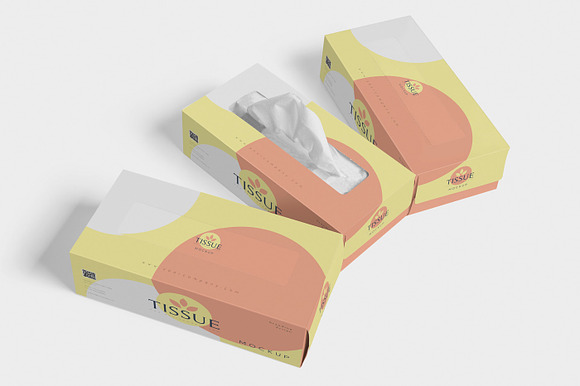 Tissue Box Mockups in Product Mockups - product preview 4