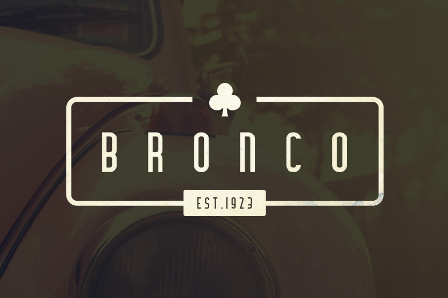 Bronco Typeface in Display Fonts - product preview 8