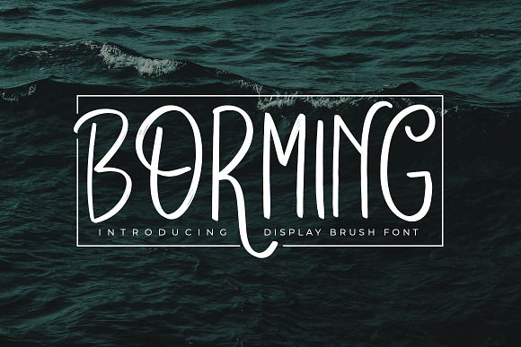 Borming Typeface in Display Fonts - product preview 3