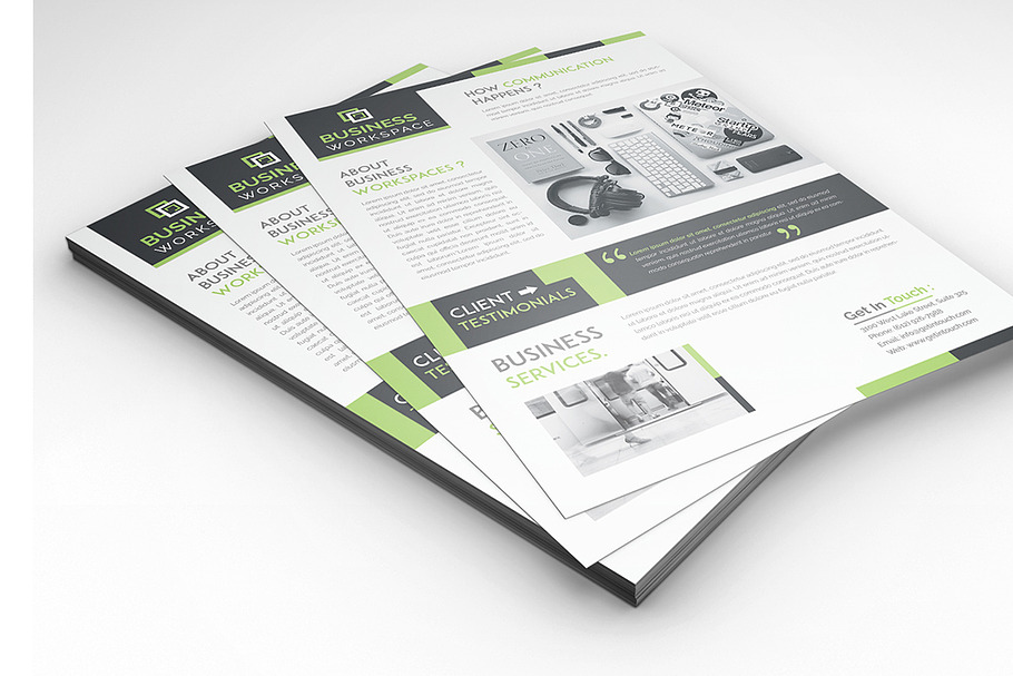 Corporate Flyer Template in Flyer Templates - product preview 8