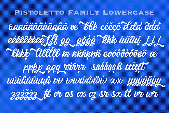 Pistoletto Regular in Script Fonts - product preview 13