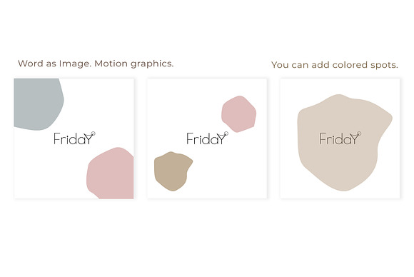 WORD AS IMAGE. ANIMATED GRAPHICS. in Instagram Templates - product preview 4