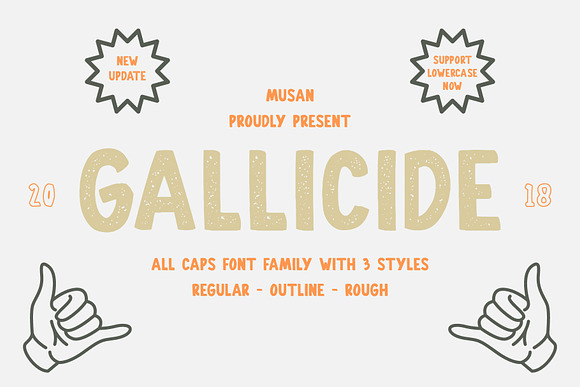 Gallicide With Extras in Icon Fonts - product preview 6