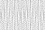 Black white lines and dots seamless 