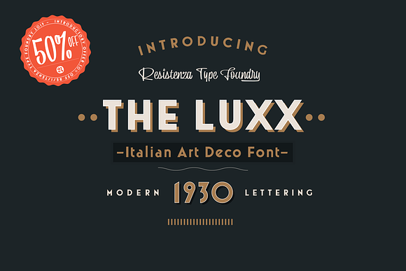 The Luxx 4 Fonts in Sans-Serif Fonts - product preview 1
