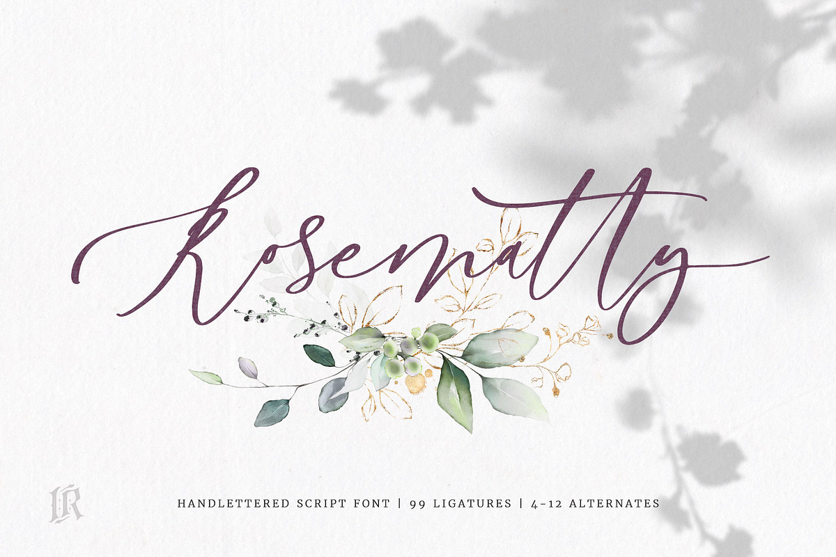 Rosematty Font in Script Fonts - product preview 8