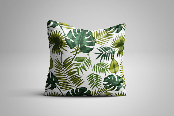 Tropical leaves seamless patterns in Patterns - product preview 9