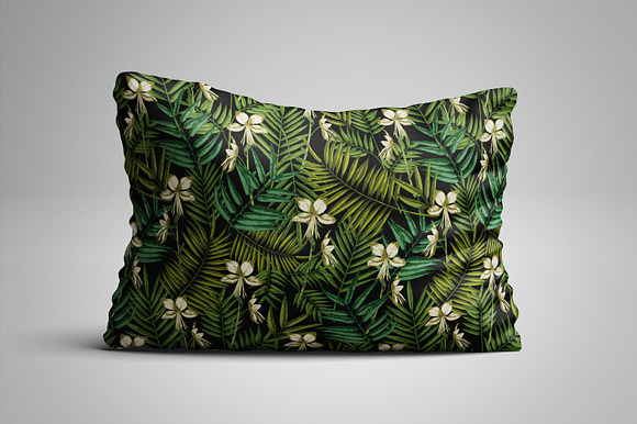 Tropical leaves seamless patterns in Patterns - product preview 13