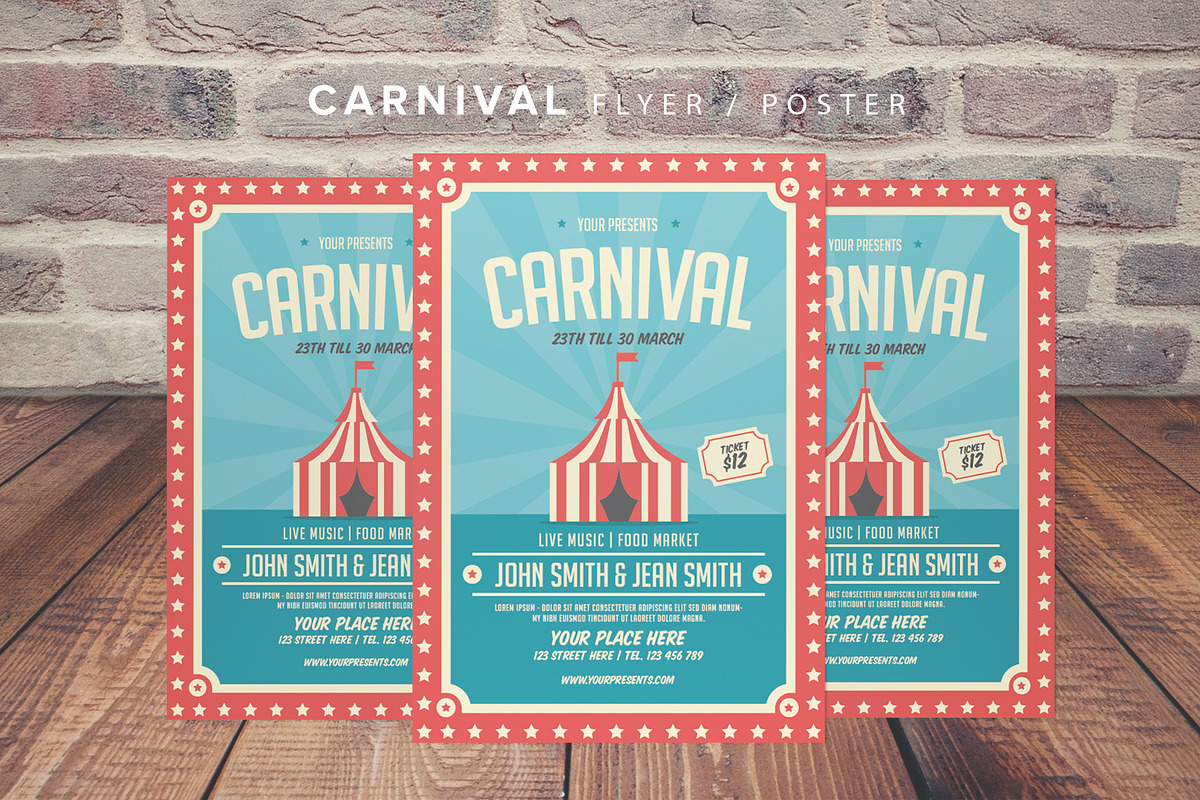 Carnival Flyer in Flyer Templates - product preview 8