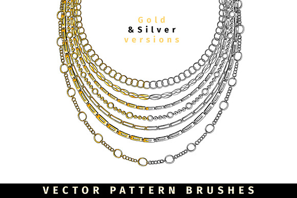 Chains Jewelry Graphics Pack in Add-Ons - product preview 1