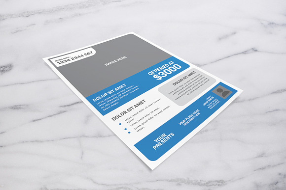 Real Estate Flyer in Flyer Templates - product preview 1