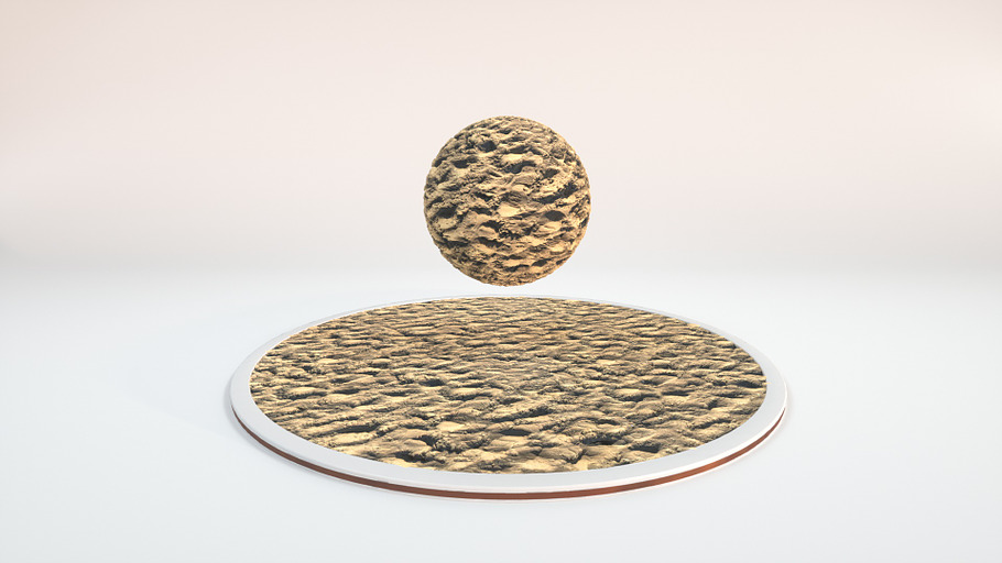 4 Seamless Beach Sand Textures in Organic - product preview 1